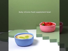 Piatti di silicone per bambini a doppia acustica