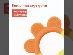 Calmante masticabile silicone baby teether baby bottle BPA-free